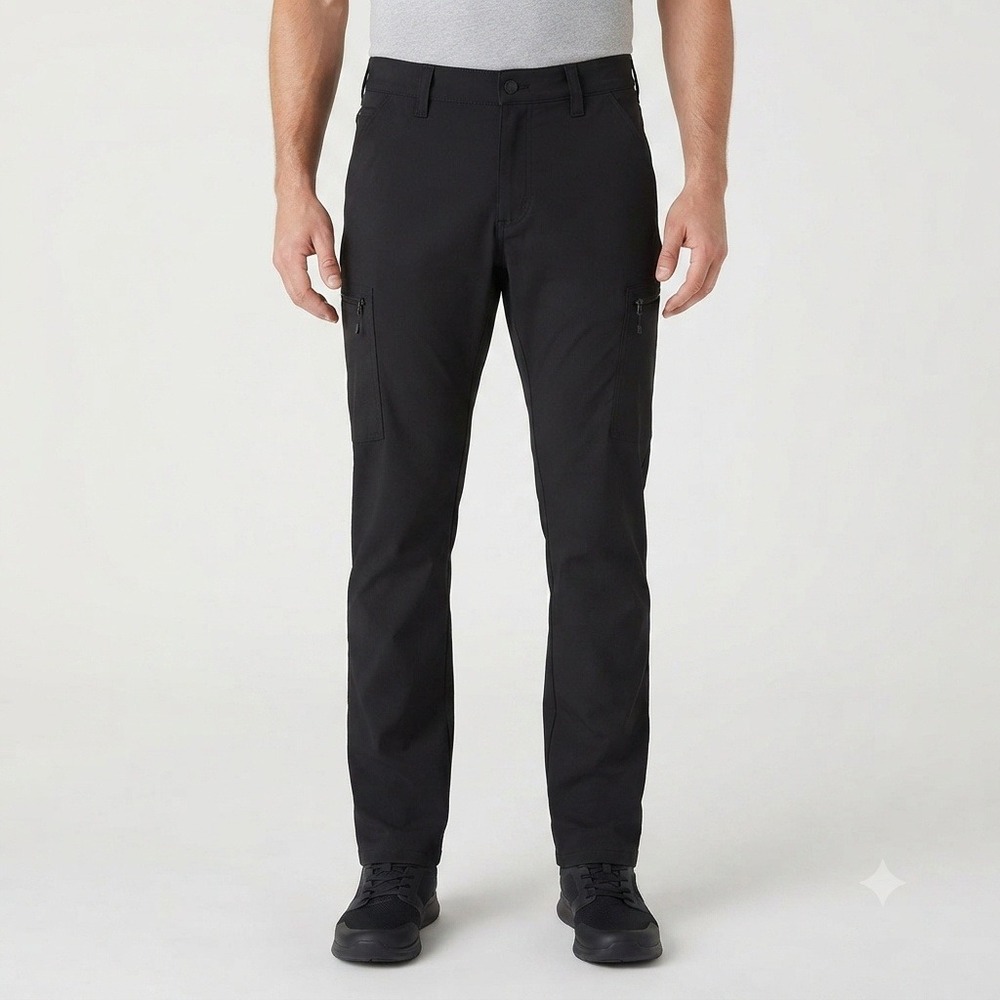 Wrangler ATG Pants Mens All 44x32 Terrain Gear Black Straight Leg Outdoor Cargo